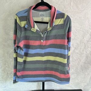Croft & Barrow Multicolor Striped Button Down Shirt
